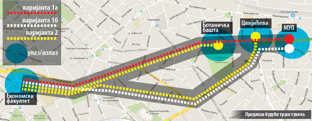 Тунелом од Савамале до Панчевачког моста